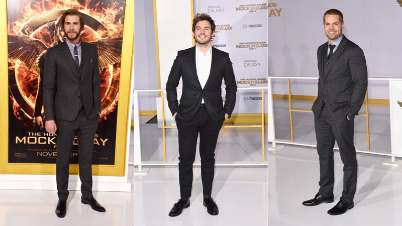 Illustration for article titled Pageant, Prints & Gold at The Hunger Games: Mockingjay Premiere